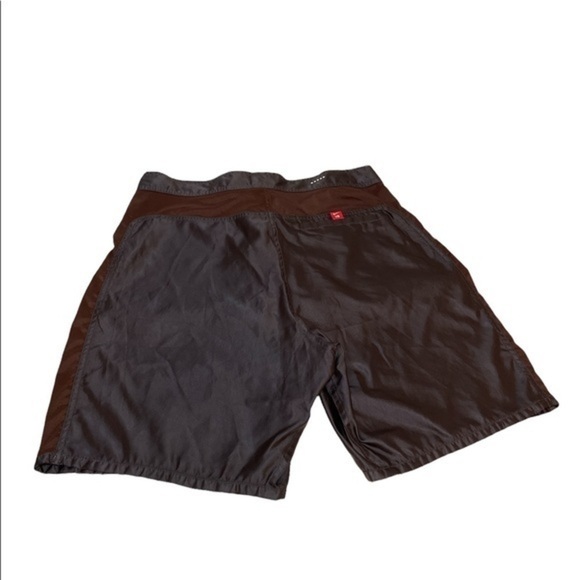 Nike shorts Volleyball Board swimwear hybrid Brown athletic VB Sz 34 - Picture 8 of 8